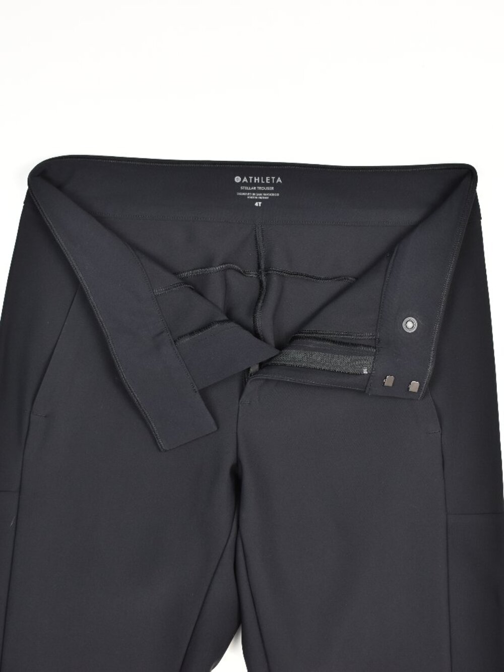Athleta Stellar Trouser Tall Black - 4T - Picture 7 of 8